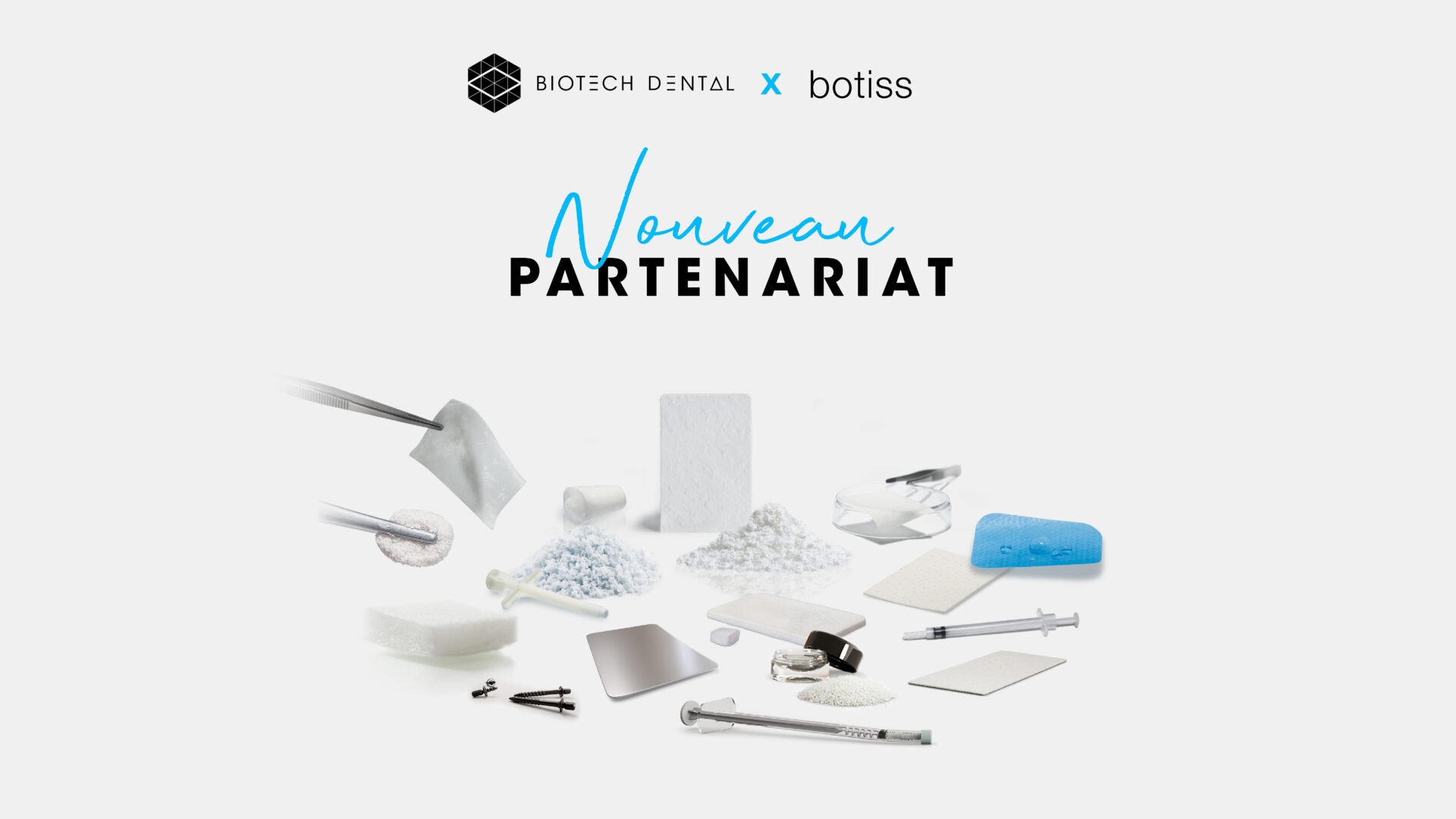 Header nouveau partenariat Biotech Dental x Botiss